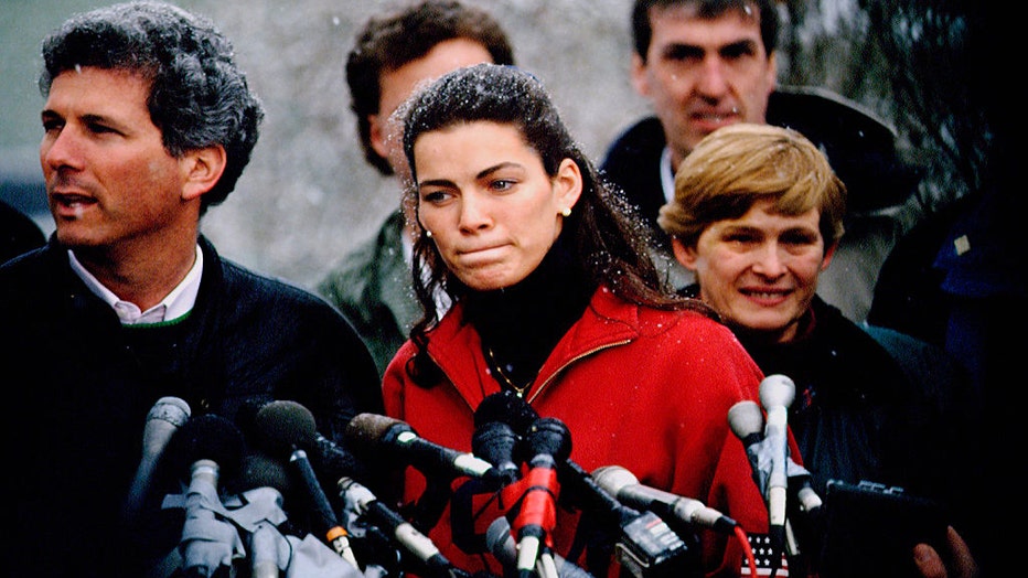 nancy kerrigan speaking at press conference