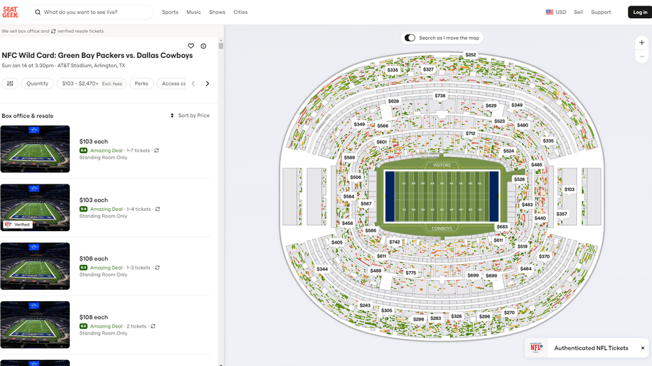 Dallas Cowboys playoff tickets How much you’ll have to pay