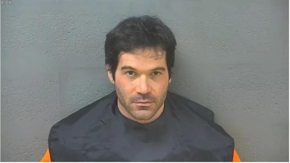Estes Carter Thompson III is accused of recording minors in the bathroom of airplanes on which he worked. (Lynchburg Detention Center)