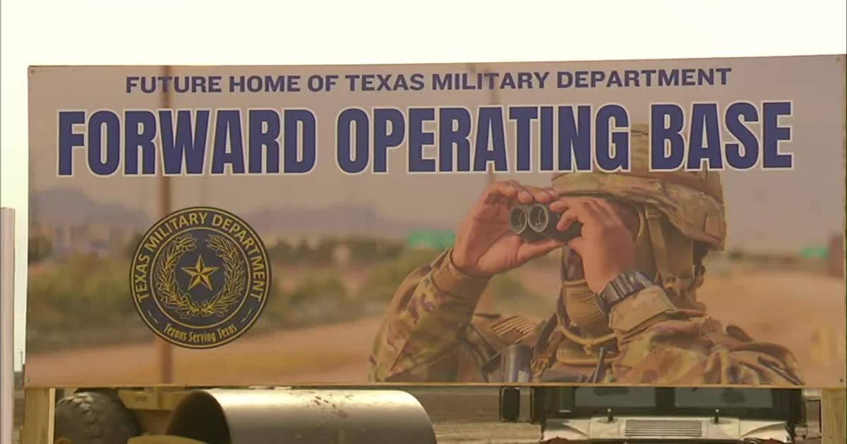 Texas Gov. Greg Abbott announces military base at southern border | FOX ...