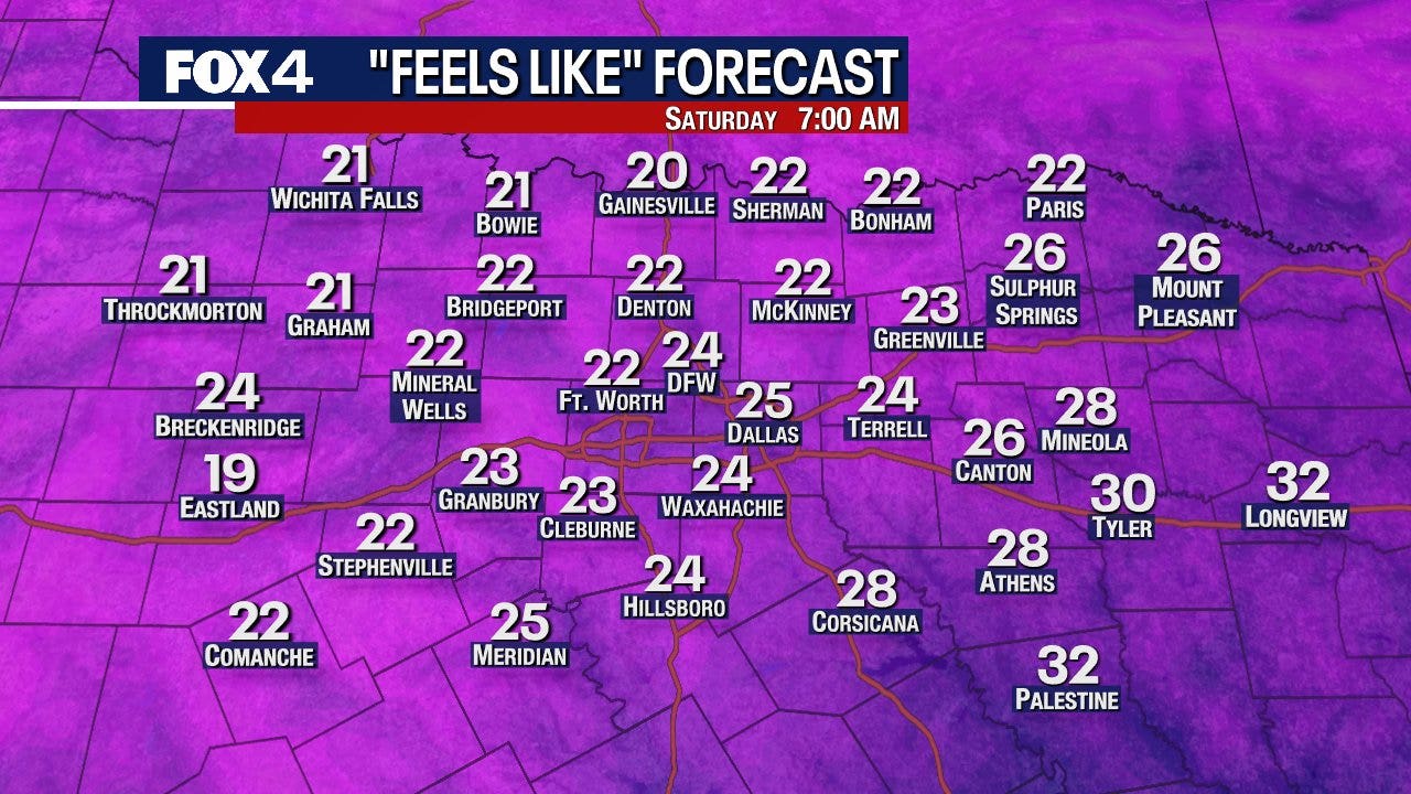 Dallas Weather: Return To Freezing Temperatures This Weekend | FOX 4 ...