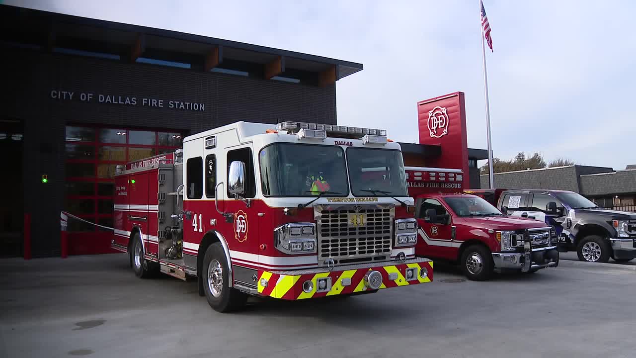 Dallas fire station destroyed by tornado re-opens