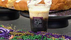Recipes for king cake-inspired coffee drinks