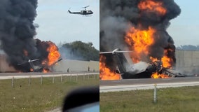 Florida I-75 plane crash: 2 dead after plane crashes onto highway, into vehicles in Naples, officials say