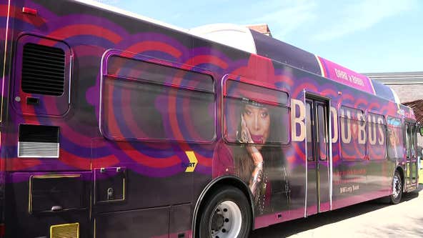 DART unveils 'Badu Bus' to honor Dallas native Erykah Badu