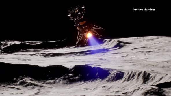 Private lander makes first US moon landing in more than 50 years