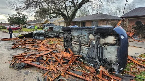 Which US counties are most at risk of tornado damage?