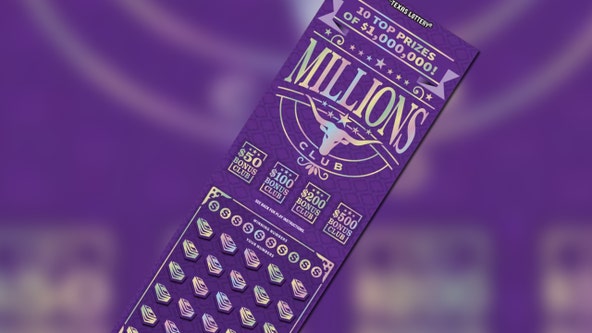 Dallas resident claims $1M prize from scratch-off ticket