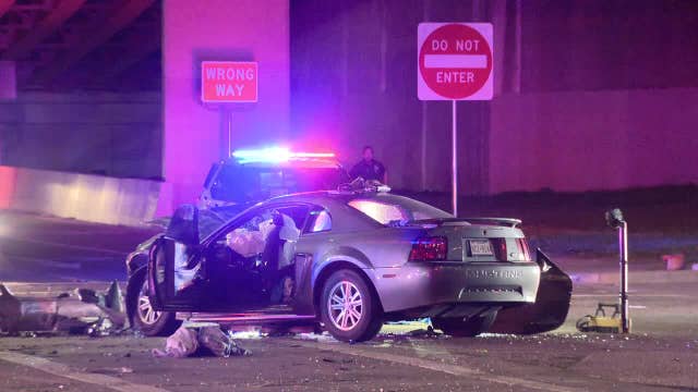 Police chase that started in Haltom City ends with crash in Dallas; at least 3 hospitalized