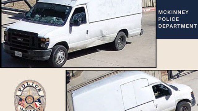 McKinney police seek van linked to shooting
