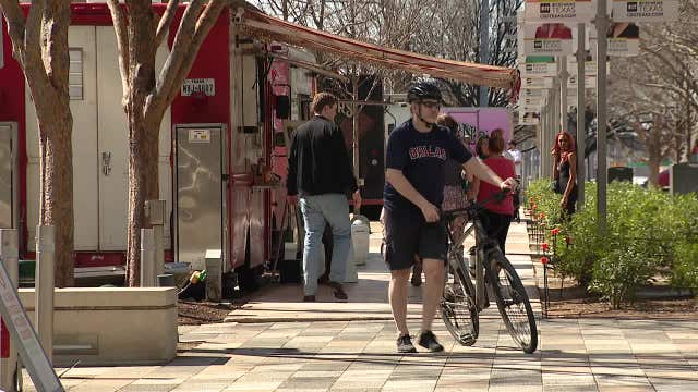 North Texans enjoy a taste of summer in February