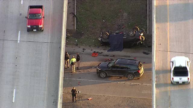 Man dies after vehicle falls from Dallas overpass