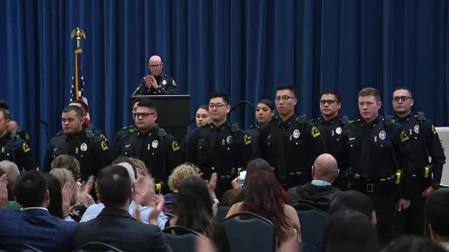 Dallas Police swear in 12 new officers as push to recruit continues