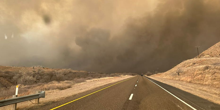 Rapidly expanding wildfires in the Texas Panhandle prompt evacuations
