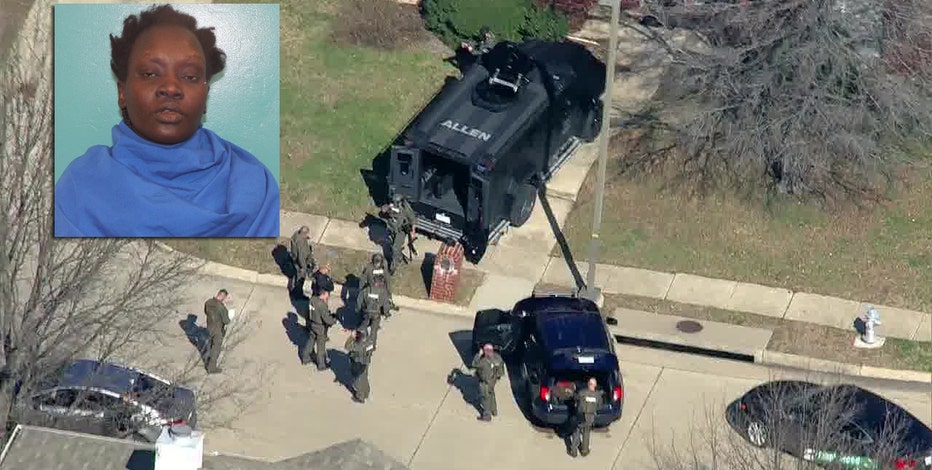 Woman arrested after Allen SWAT standoff