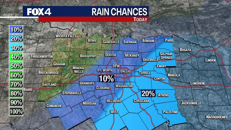 Dallas weather: Wet weekend could put a damper on plans