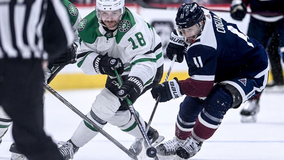 MacKinnon has goal and assist to extend home point streak, Avalanche cruise to 5-1 win over Stars - FOX 4 News Dallas-Fort Worth