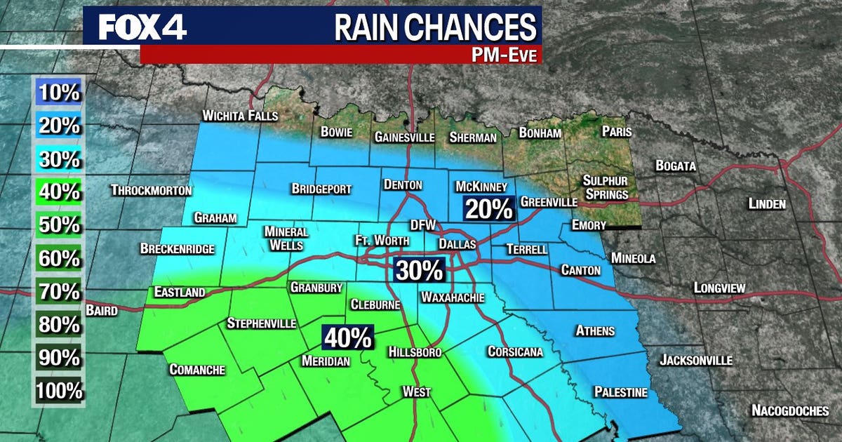 Dallas Climate Region Dallas weather: Areas south, west of Metroplex could see storms | FOX 4 ...