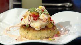 Chef Stephan Pyles' Ecuadorian potato cake with Gulf Coast crab salad recipe