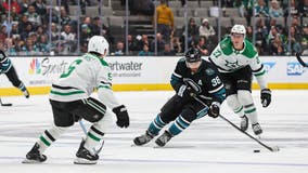 Wyatt Johnston, Jason Robertson each score twice in Stars' 6-3 win over Sharks