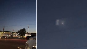 Here's what that strange light was in the North Texas sky Monday