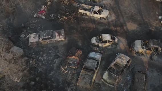 A Texas town was helpless to watch as the largest wildfire in state history engulfed it