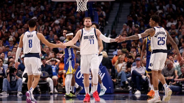 Luka Doncic scores 21, triple-double streak ends at 7 as Mavs slog past Warriors 109-99