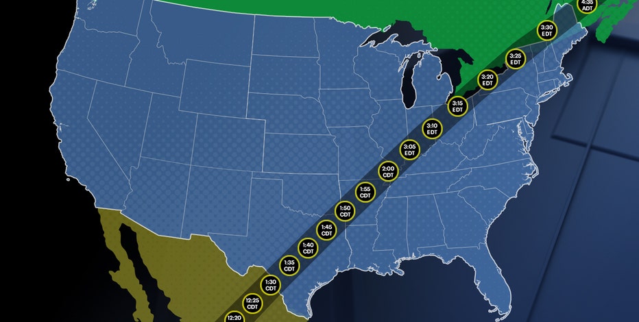 2024 Eclipse: When will the solar eclipse happen near me?