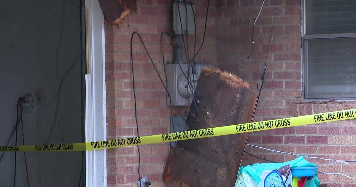 Arlington home catches fire after being struck by lightning | FOX 4 ...