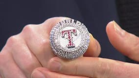 Texas Rangers' elaborate championship rings have a secret compartment. See what's hidden inside.