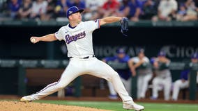 Rangers' title-clinching reliever Sborz goes to IL with right rotator cuff strain