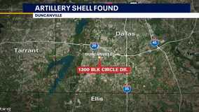 Duncanville man finds live artillery shell buried in his backyard