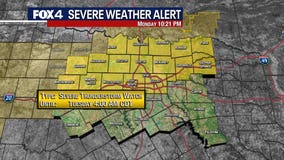 Dallas weather: Severe Thunderstorm Watch issued for parts of North Texas