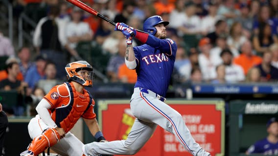 Heim homers with 4 RBIs as Rangers win 12-8 and drop Astros to 4-11