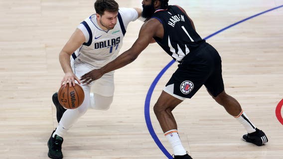 Luka Doncic and Kyrie Irving lead Mavs over Clippers 96-93 to tie series as Kawhi Leonard returns