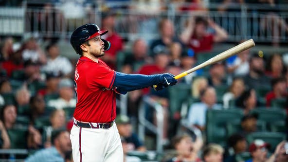 Braves’ Travis d’Arnaud hits first 3 HRs of season, including go-ahead slam, in 8-3 win over Rangers