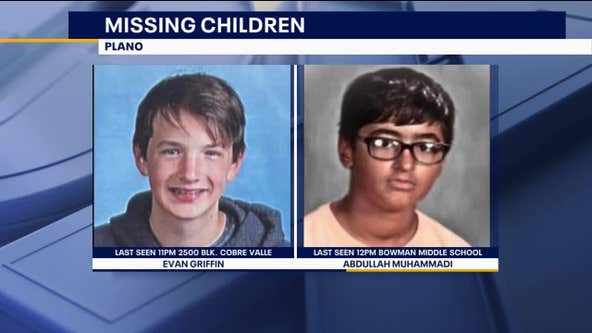 Plano police searching for 2 missing children