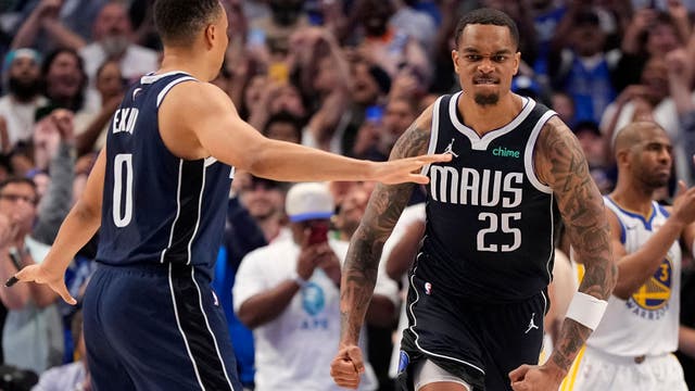 Washington scores 32 points, hits tiebreaking basket, Mavs top Warriors 108-106