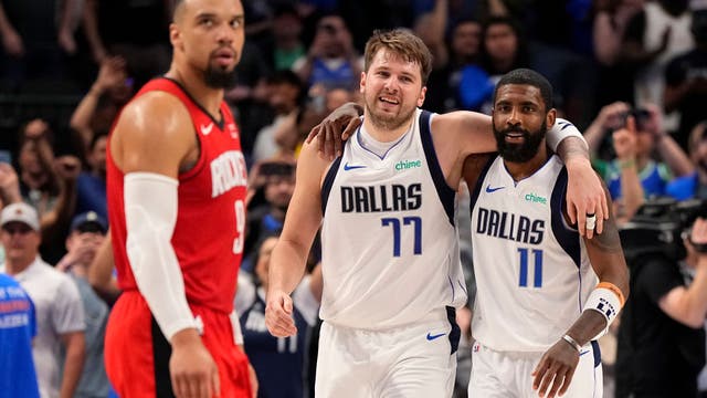 Kyrie Irving on chemistry with Luka Doncic: 'We want to be challenged by the best'