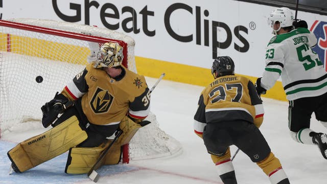 Wyatt Johnston scores in OT, Stars beat Golden Knights 3-2 to cut series deficit to 2-1