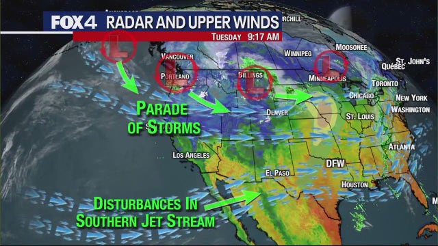 Dallas weather: Rain, storms in the forecast this week