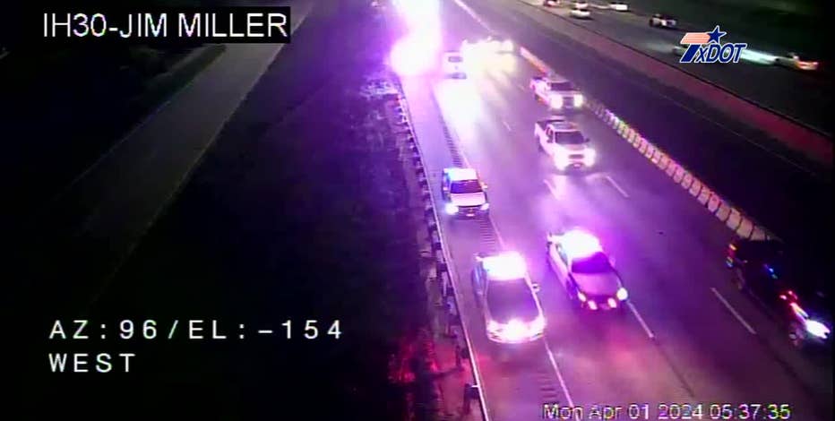 3 suspects at-large after Dallas police chase