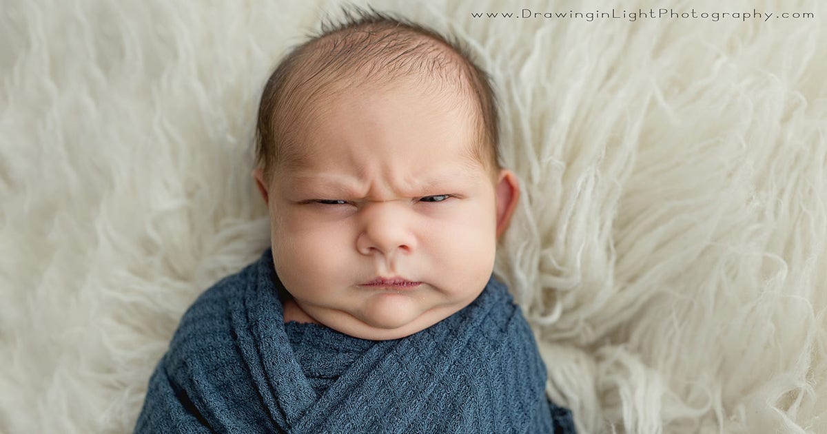 Grumpy Fort 'Grumpy' baby photoshoot goes viral: 'He is NOT having it' | FOX 4 ...