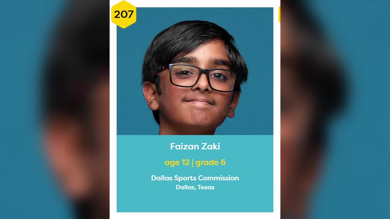 Plano ISD 12yearold Faizan Zaki places 2nd at the Scripps National