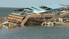 Lake Ray Roberts Tornado: People took shelter inside marina restaurant cooler