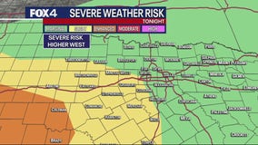 Dallas weather: Storm chances Saturday night