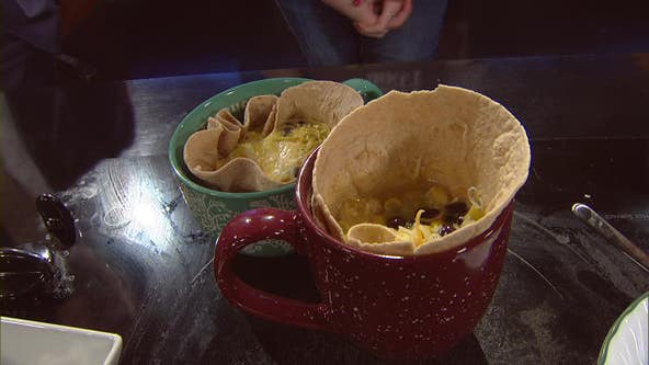 Dorm-friendly burrito in a mug recipe