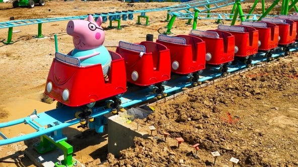 Preview the rides at the new Peppa Pig theme park in North Texas