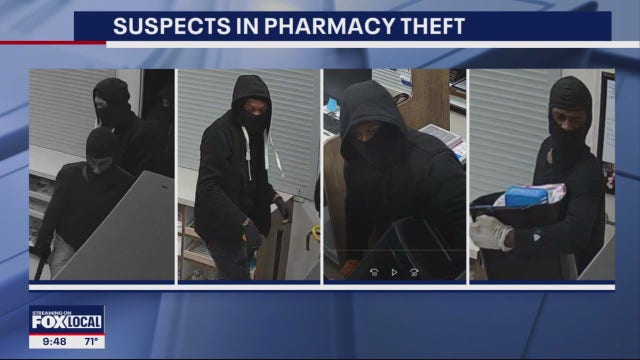 Fort Worth police looking for suspects who used sledgehammer to steal $10K of meds