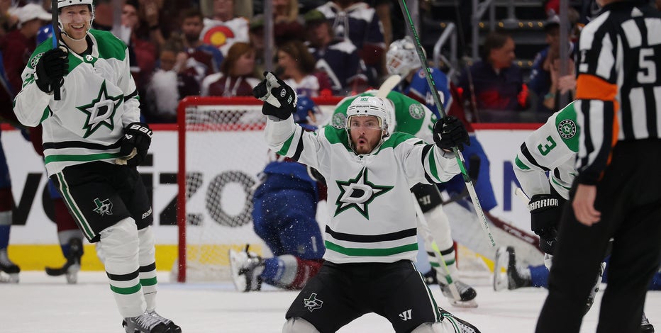 Duchene scores winner in 2nd OT, Stars advance to Western Conference final with 2-1 win over Avs